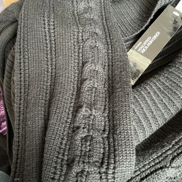 Jones NeW York Collection 100% merino wool open front cardigan/sweater size 2X. - Picture 7 of 12